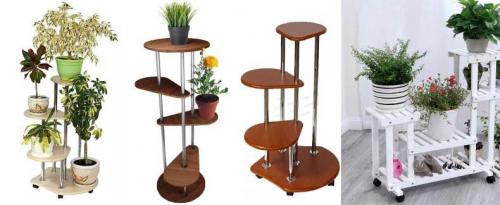 Полки для цветов своими руками: напольные, настенные, угловые, на подоконник (130 фото). Учимся делать подставку для горшков