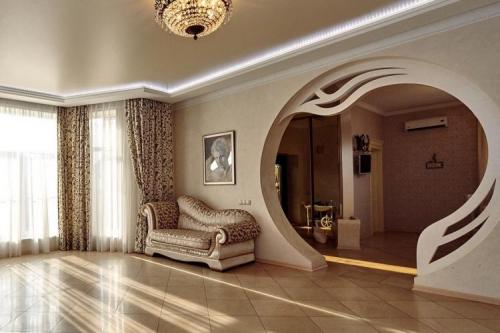 Как сделать красивую арку. Арки из гипсокартона (100 фото): идеи дизайна