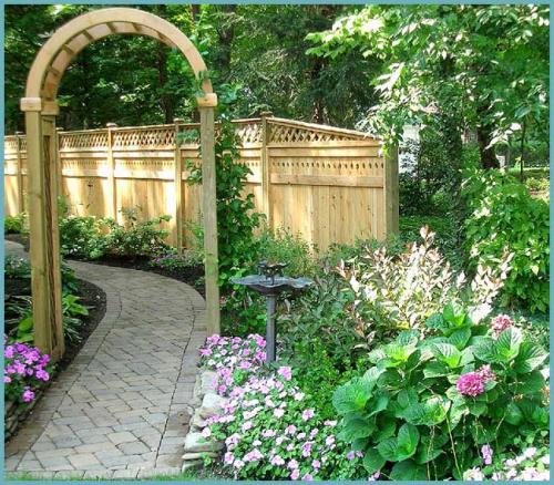 Деревянная садовая арка своими руками. Создание садовой арки своими руками