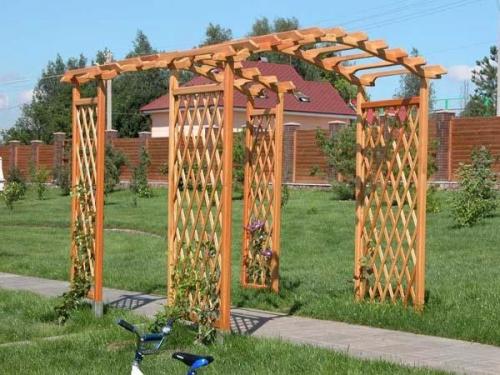 Как изготавливается садовая арка своими руками. Садовая арка своими руками: особенности деревянных конструкций