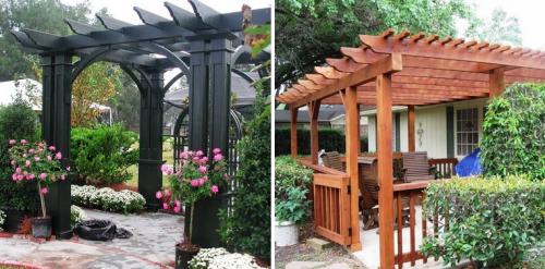 Деревянная пергола своими руками. Как сделать деревянную перголу своими руками
