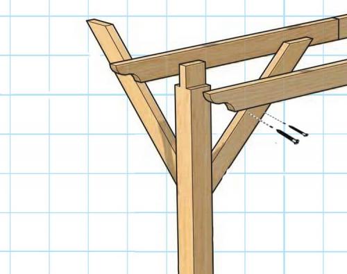Как сделать перголу своими руками. Классическая средиземноморская пергола своими руками