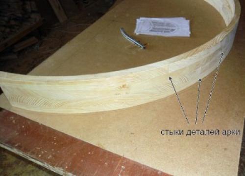 Как сделать деревянную арку. Арка из дерева своими руками