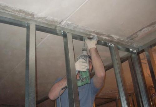 Межкомнатная перегородка из гипсокартона с дверью. Как сделать перегородку с дверью своими руками