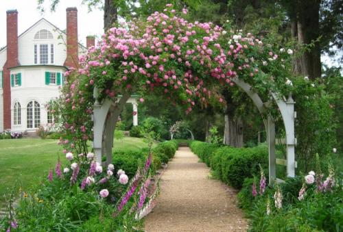 Арка для плетистой розы своими руками. Арка для роз своими руками из дерева 03