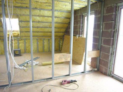 Межкомнатные перегородки из гипсокартона. Общие правила сборки каркаса для перегородки