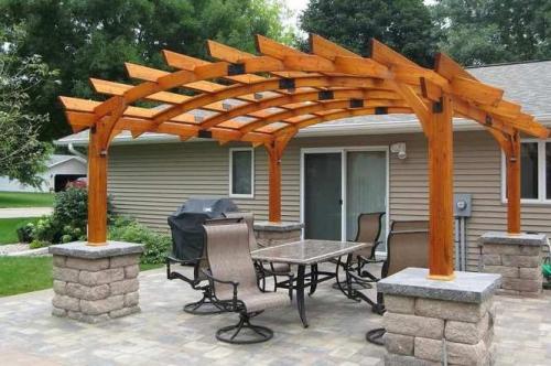 Пергола своими руками пошагово. Как сделать деревянную перголу своими руками