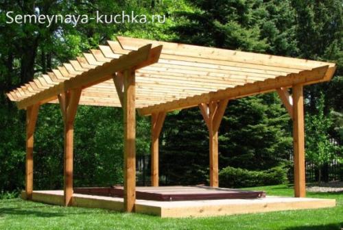 Как сделать перголу из дерева на даче своими руками. Пергола своими руками — САМЫЙ ПОНЯТНЫЙ УРОК.