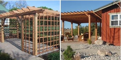 Пергола своими руками пошагово. Как сделать деревянную перголу своими руками