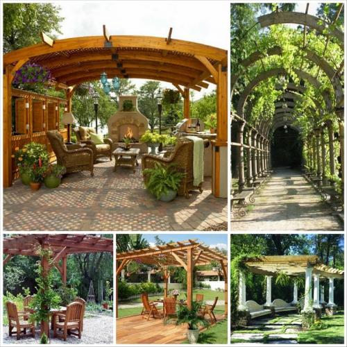 Деревянные перголы для сада. Пергола — использование в ландшафтном дизайне. 110 фото идей дизайна и постройка своими руками