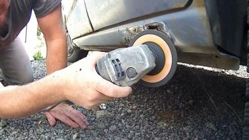 Ремонт порогов скотчем. Процесс ремонта гнилых порогов