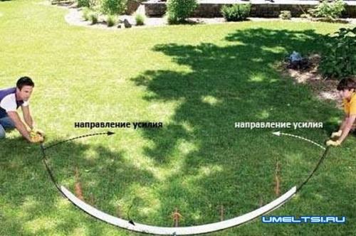 Как установить арку для роз. Арка для плетистой розы своими руками