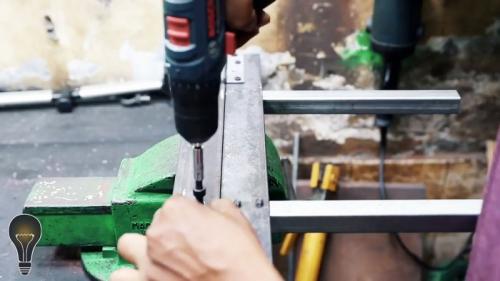 Листогиб своими руками из двух уголков. Последовательность действий