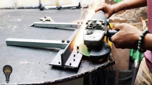 Листогиб своими руками из двух уголков. Последовательность действий