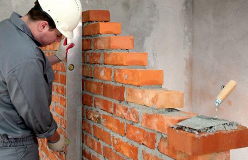 Перегородка из пустотелого кирпича. Требования к кирпичным перегородкам