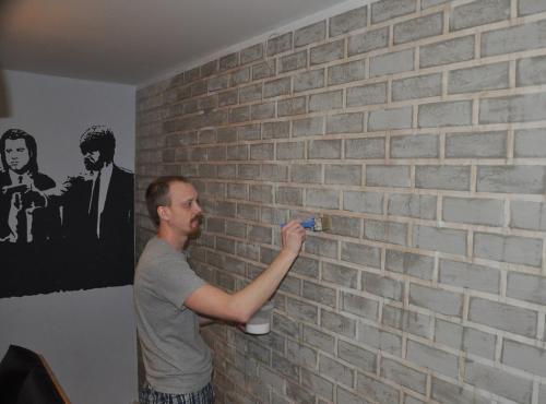 Кирпичная стена своими руками. Как сделать модную кирпичную стену своими руками? 04