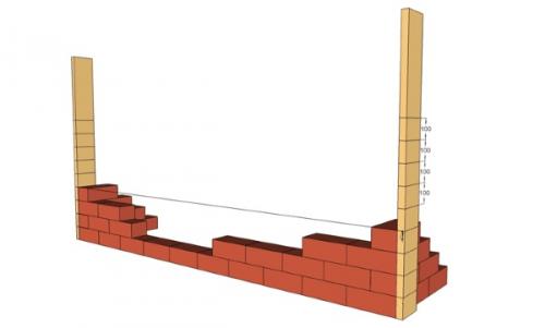 Технология кладки кирпича самостоятельно. Первый этап работы 03 Технология кладки кирпича самостоятельно. Первый этап работы 03
