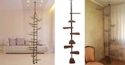 Многоярусная подставка для цветов. По месту расположения