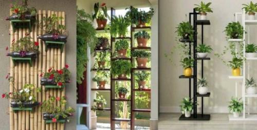 Подставка для цветов из дерева. Древесина