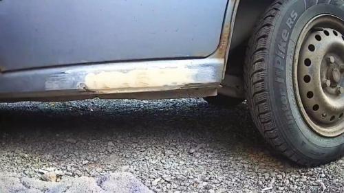 Как спрятать гнилые пороги. Процесс ремонта гнилых порогов